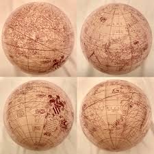 Map An Old Spanish Globe I Found In An Airbnb Spent Ages