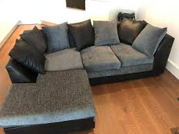 chenille fabric dylan corner sofa
