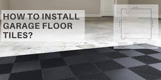 install interlocking garage floor tiles