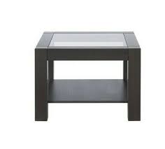 Modern Square Coffee Table Glass Top In