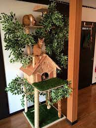 20 Free Diy Cat Tree House Plans