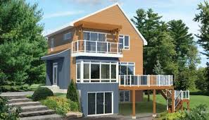 two story 2 bedroom european house plan