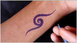 A little friday fun for y'all. Best Temporary Tattoos By Blue And Red Ball Pen Youtube
