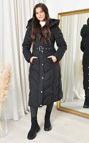 Vienna Longline Hooded Puffer Coat With