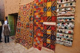 carpets in ait ben haddou picture of