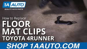 how to install floor mat clips 2002 09