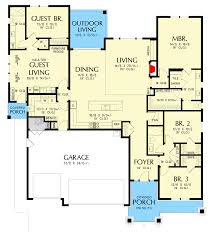Craftsman Home Plan With Guest Suite