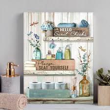 Farmhouse Bathroom Wall Art O Sweet