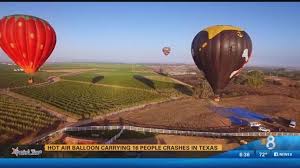 North texas (cbsdfw.com/cnn) — twelve people were hospitalized in wyoming on monday after several hot air balloons crashed to the ground, officials said. Officials No Apparent Survivors In Texas Balloon Crash Cbs8 Com