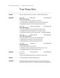 Printable Resume Examples Example Free Sample Templates