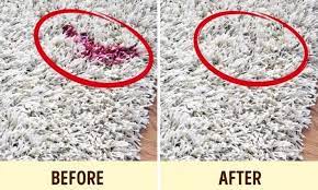 carpet from a nail polish