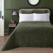 dorma genevieve green bedspread dark