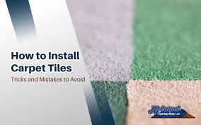 how to install carpet tiles tricks and