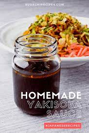quick easy homemade yakisoba sauce