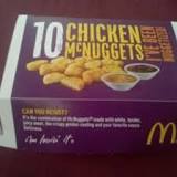 How many calories is a 10 piece nugget?