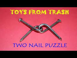 two nail puzzle english simple