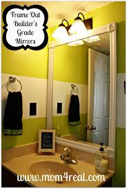frame out your builder s grade mirror