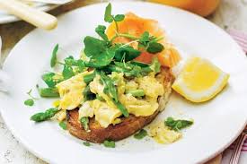 Don't worry, there's still cream cheese involved. Asparagus Scrambled Eggs With Smoked Salmon Recipe Eat Your Books