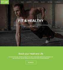 fitness gym free bootstrap web template