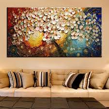 We offer a wide selection of unique home decor all hand painted by award winning artist debi coules. Large Knife Floral Pictures Beautiful Painting Home Decor Wall Art Handpainted Abstract Colorful Flowers Oil Paintings On Canvas Buy At The Price Of 44 00 In Aliexpress Com Imall Com