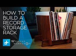 build a record storage rack