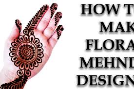 flower simple mehndi design archives