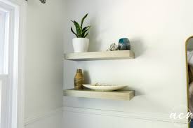Wood Look Floating Shelves With Paint