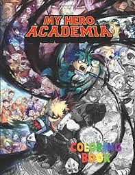 Download and turn on your favorite anime and color away. My Hero Academia Coloring Book Boku No Hero Academia Coloring Pages All Might Anime Deku One For All 8 5 X 11 110 Pages Amazon De Stuff Anime Fremdsprachige Bucher