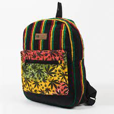 rasta and reggae leaf backpack