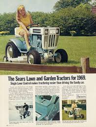 1969 Sears Lawn And Garden Tractors Ad
