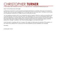 Best Sales Customer Service Advisor Cover Letter Examples   LiveCareer short and sweet png