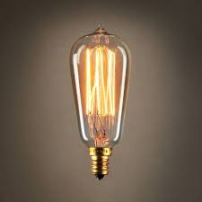 Lights Com Light Bulbs Edison Bulbs Bushwick Mini St10 Vintage Candelabra Bulbs 40w E12 Set Of 4
