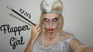 flapper halloween makeup scary