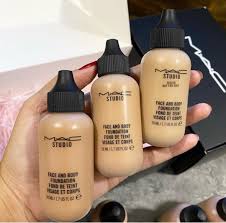 mac studio face and body foundation