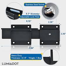 Lumiadot Flip Gate Latch Lock With