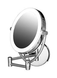 Shop Ovente Led Ring Light Wall Mount Mirror Silver Online