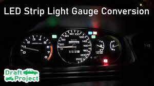 bright dashboard instrument panel led