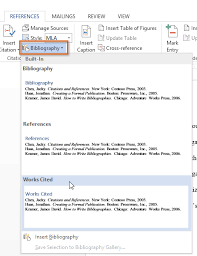 Word Tips How To Create A Bibliography Or Works Cited Page In Word