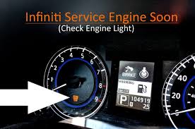 infiniti check engine light on