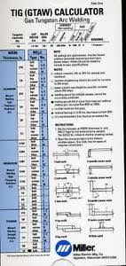 Details About Tig Mig Smaw Miller Welding Calculators 3 Pk Calc