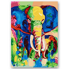 Image result for paint by numbers elephant