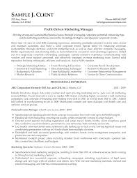 Best Marketing Resume Format Templates At