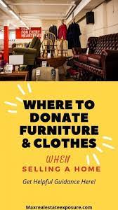 how to donate furniture and clothes