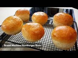 bread machine hamburger buns you