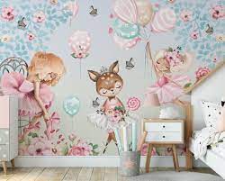 Girls Room Wallpaper Nursery Wallpaper