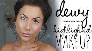 dewy skin jlo glow makeup tutorial
