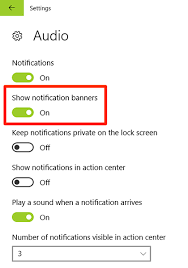 turn off windows 10 notifications