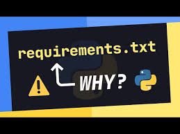 do not forget requirements txt in
