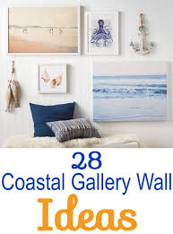 wall art display coastal gallery wall