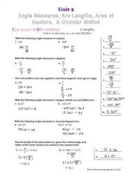 Equations and inequalities gina wilson unit 8. Angle Measures Arc Lengths Area Of Sectors Circular Main Ideas Questions Notes Examples Tr Pdf Document